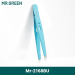 PINÇA PARA SOBRANCELHA AÇO INOXIDÁVEL MR-2168 MR. GREEN