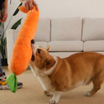 BRINQUEDO CENOURA DE PELÚCIA PARA CÃES MASTIGAREM HOOPET