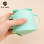 COPO DE SILICONE PARA BEBÊS À PROVA DE DERRAMAMENTO PAISLEY LET'S MAKE