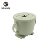 COPO DE SILICONE PARA BEBÊS À PROVA DE DERRAMAMENTO PAISLEY LET'S MAKE