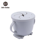 COPO DE SILICONE PARA BEBÊS À PROVA DE DERRAMAMENTO PAISLEY LET'S MAKE