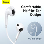 FONE DE OUVIDO INTRA-AURICULAR COM MICROFONE C17 BASEUS