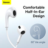 FONE DE OUVIDO INTRA-AURICULAR COM MICROFONE C17 BASEUS