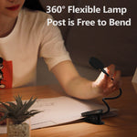 LUMINÁRIA PARA LEITURA C/ CLIPS DE LÂMPADA LED S/ FIO RECARREGÁVEL USB BASEUS