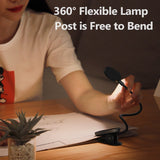 LUMINÁRIA PARA LEITURA C/ CLIPS DE LÂMPADA LED S/ FIO RECARREGÁVEL USB BASEUS