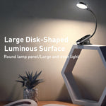 LUMINÁRIA PARA LEITURA C/ CLIPS DE LÂMPADA LED S/ FIO RECARREGÁVEL USB BASEUS