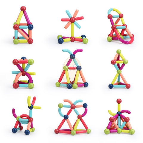 BLOCOS CONSTRUTORES MAGNÉTICOS MINI TUDOU