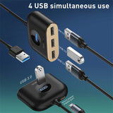 ADAPTADOR USB 4 PORTAS C HUB SPLITTER BASEUS