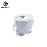 COPO DE SILICONE PARA BEBÊS À PROVA DE DERRAMAMENTO PAISLEY LET'S MAKE