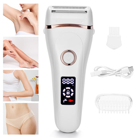 DEPILADOR ELÉTRICO FEMININO USB RECARREGAVEL P93107 MUBITTTU