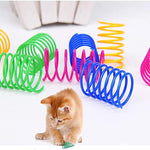 MOLA DE BRINQUEDO INTERATIVA PARA GATOS 8/12/16/20PÇS COLORIDAS 3PH20015 PAWSTRIP