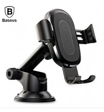 SUPORTE E CARREGADOR DE CELULAR PARA CARRO SEM FIO 10W BASEUS